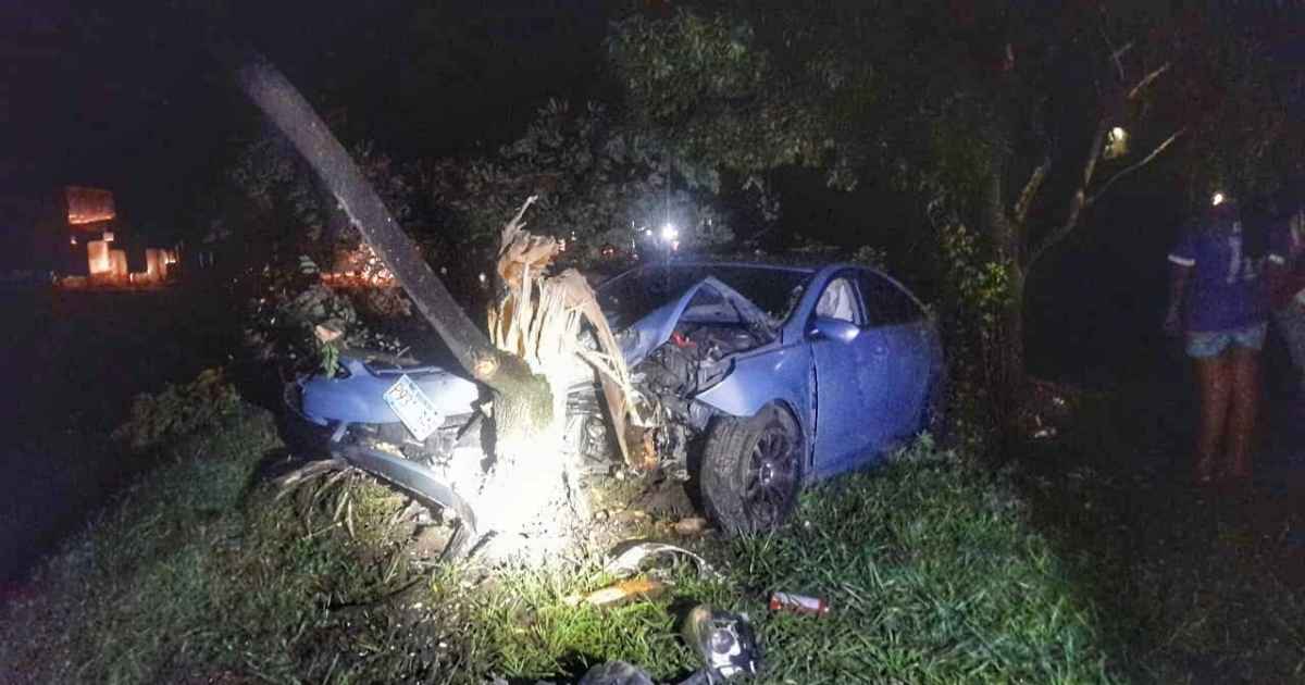 Choque en la carretera Panamericana.