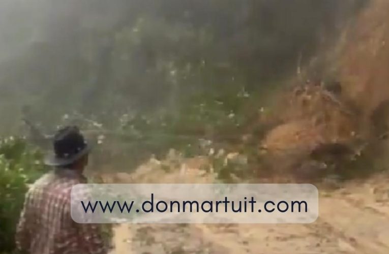 Guatemala || Captan derrumbe en la carretera San José Pinula – Mataquescuintla debido a fuertes lluvias.