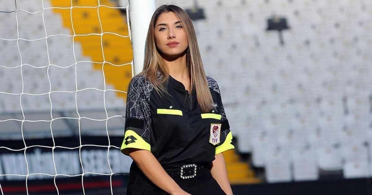 Arbitra turca que fue sancionada por un video viral erotico